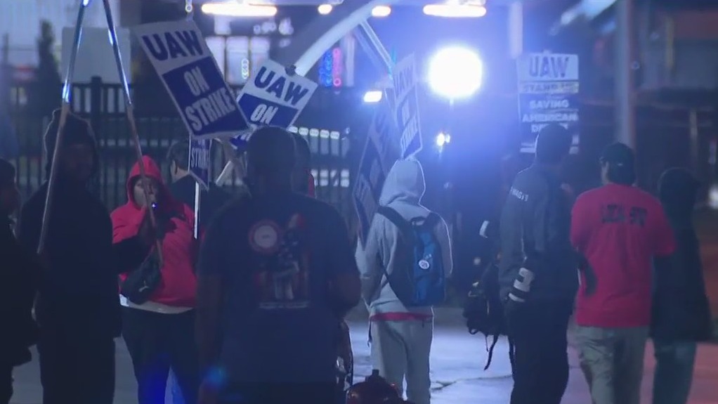 UAW workers strike at 3 plants